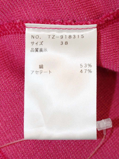 エムズグレイシー Scallop Bolero 918315 ボレロ カーディガン 38 ピンク スカラップ IT1DNPNIUDE4