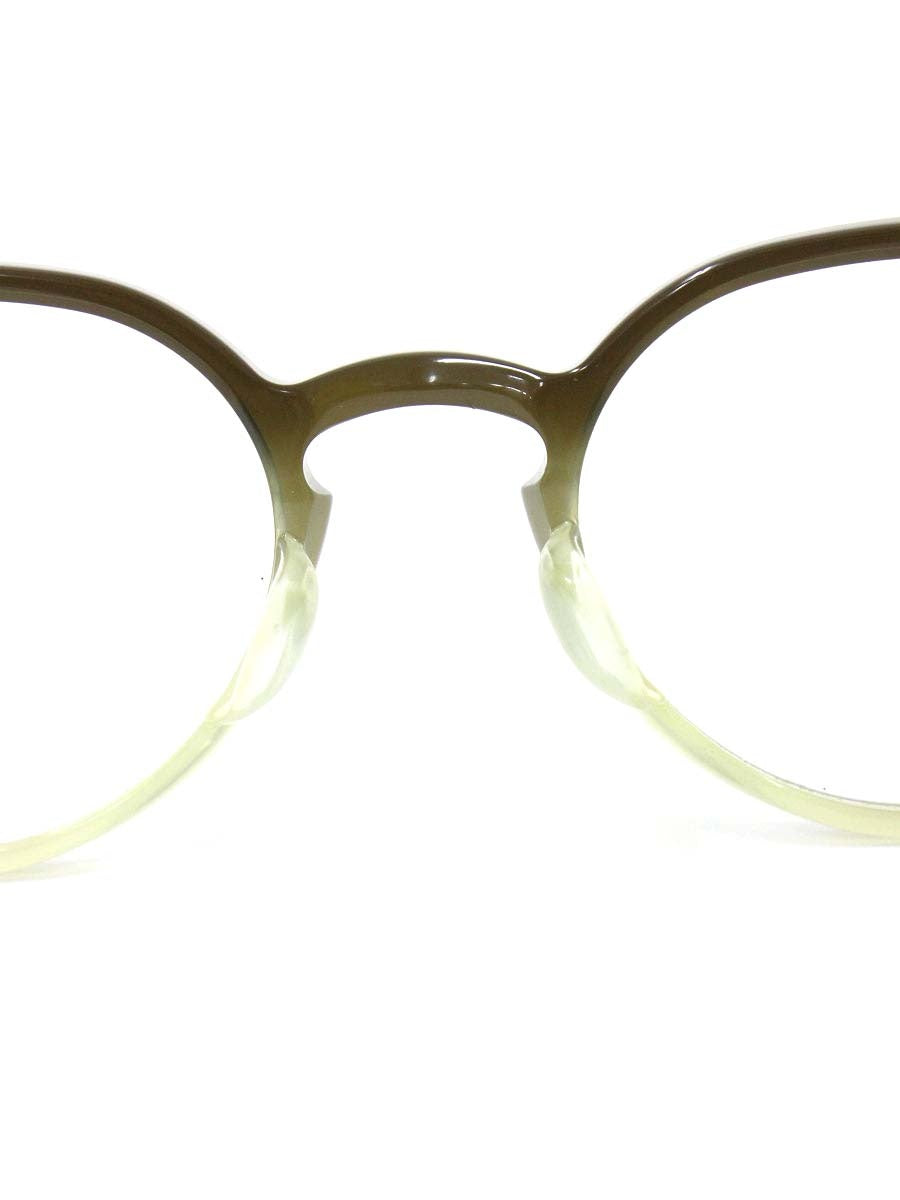 ルノア A5 Mod.226 メガネ グリーン ボストン セルフレーム col.22 ITIVMCBJZ26M
