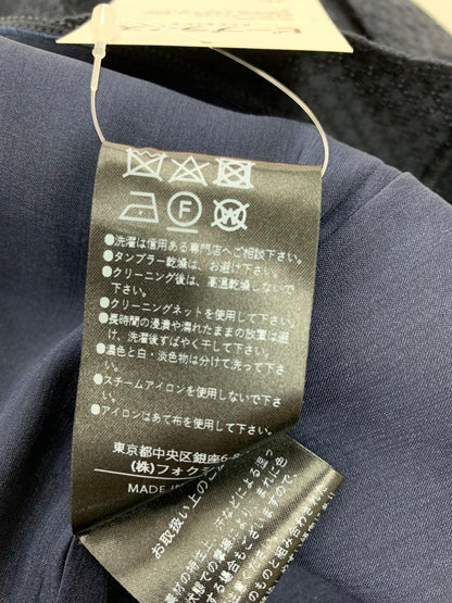 フォクシーブティック Bergamote ベルガモット 44692 スカート 38 ネイビー タックフレア ITIUFFNZCWKK