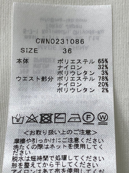 セルフォード CWN0231086 ワンピース 36 ホワイト ウエストギャザー ITEWD983870R