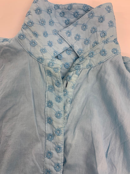 ケイトスペード ワンピース XS ブルー 刺繍 IT1CBRD0Y0X4