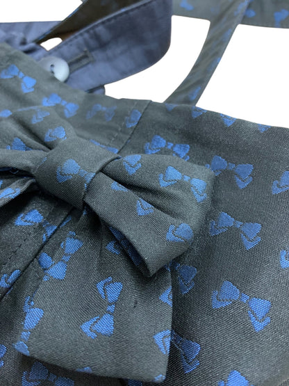 エムズグレイシー 017109 スカート 36 ブラック サスペンダー付き リボンモチーフ フレア ITMPUGPU84GO 【SALE】