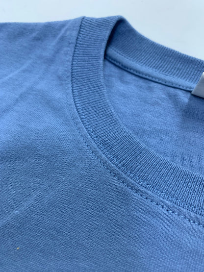 メゾンキツネ フォックスヘッド コンフォート Tシャツ MM00127KJ0118 S ブルー ITD6BI0XASPW