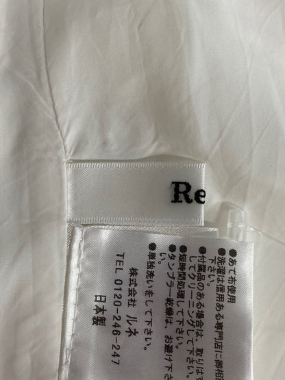 ルネ ワンピース 36 ホワイト ステッチ リボン ITD1DYOLNAW4 【SALE】