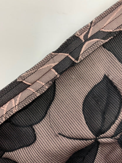 エムズグレイシー 311612 36 ブラック シャンブレージャガードローズワンピース ITS24GAZ1AO6