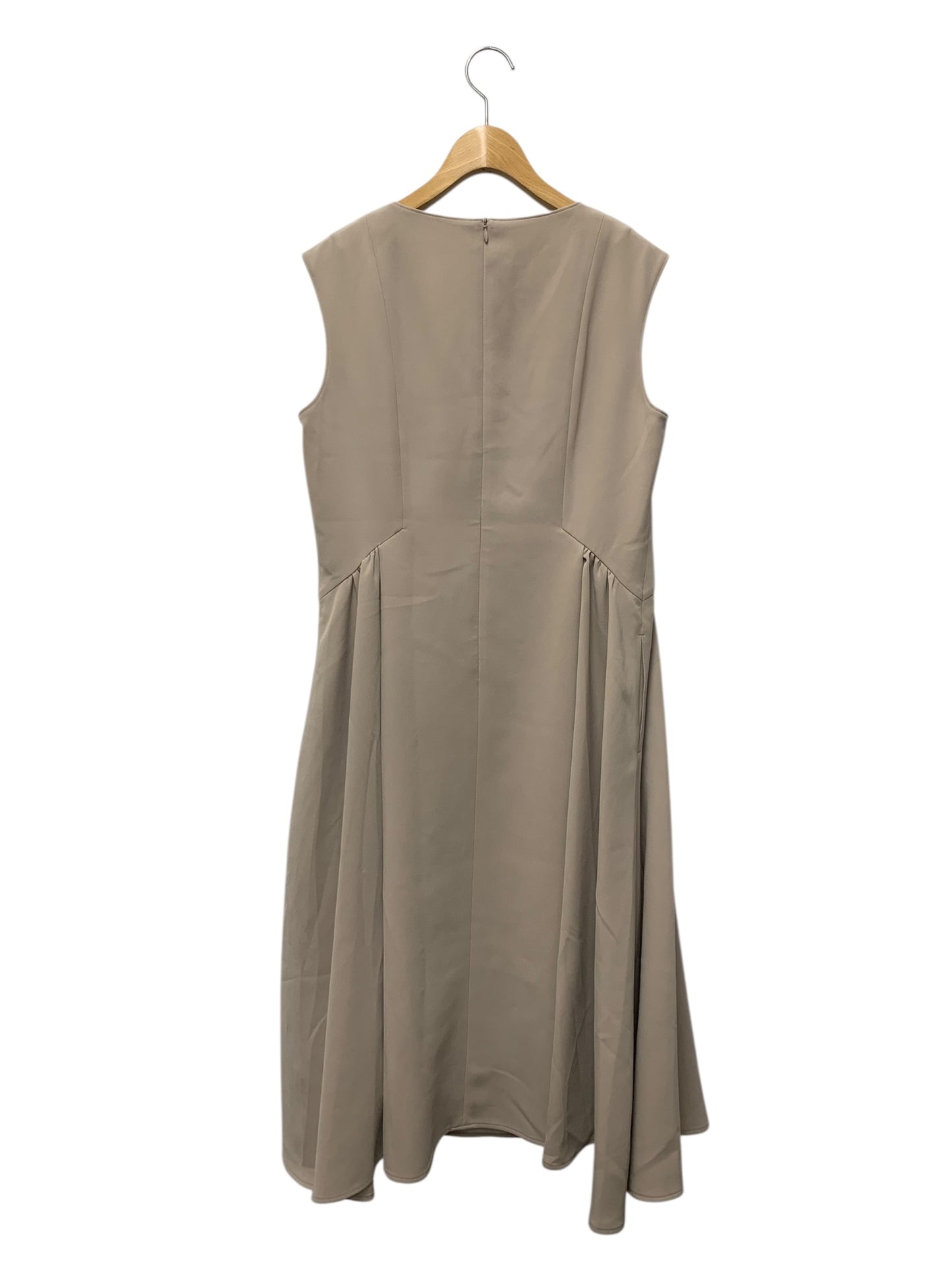 ルネ 5536120 ワンピース 38 ベージュ バックジップ IT8B6LI7BJA4