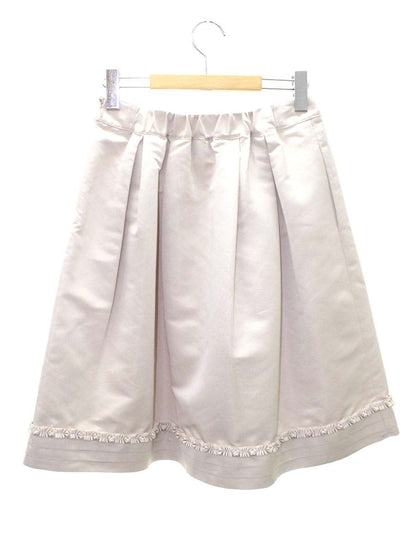 トゥービーシック W5S24-899-40 スカート 40 ベージュ フレア IT85YM7LG30C 【SALE】