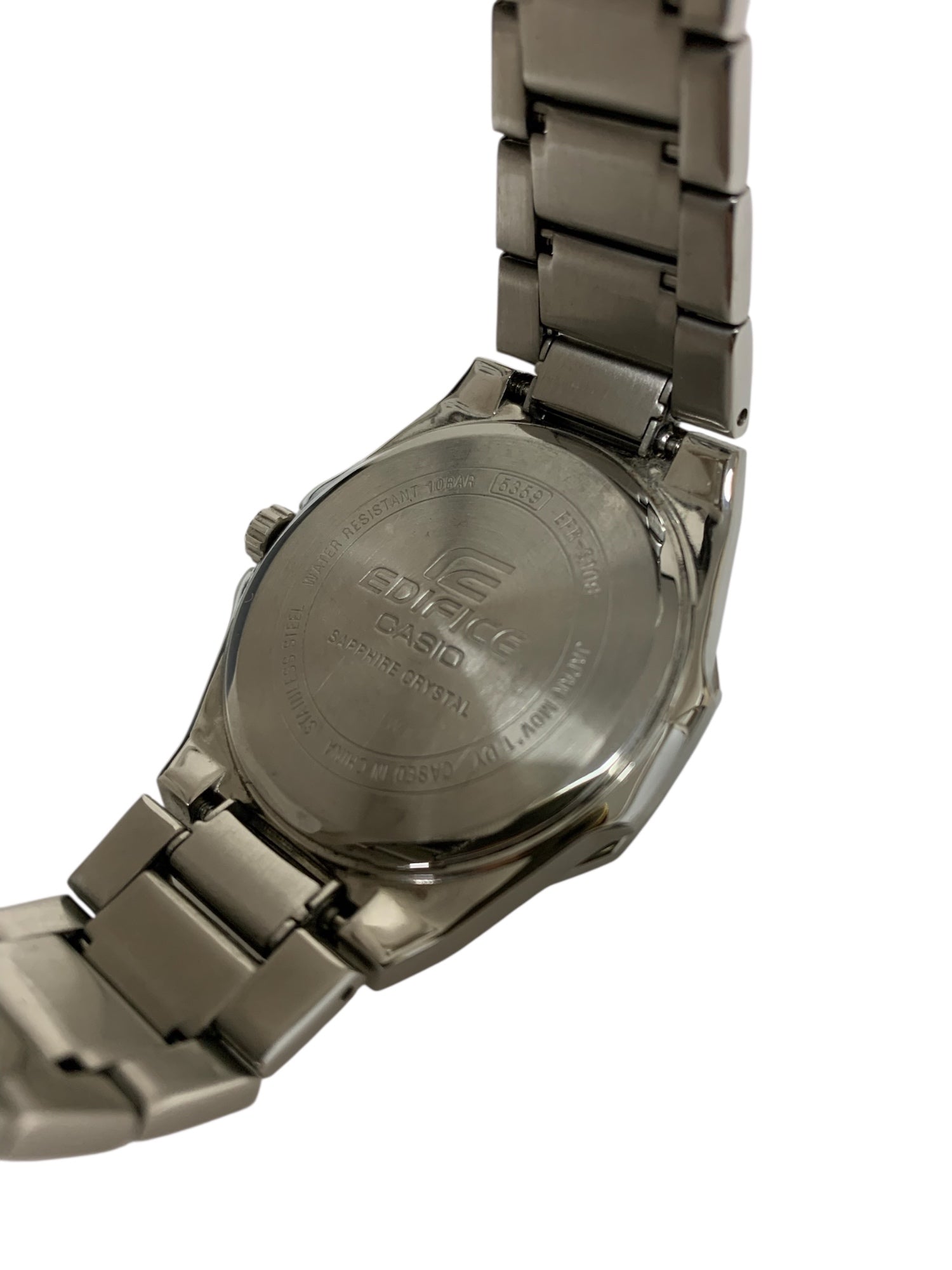 カシオ エディフィス EFR-S108DJ-3AJF 時計 シルバー クオーツ