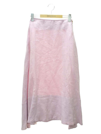 マディソンブルー MB181-6027 ロングスカート XS ピンク リネン ITL97JZTHZ6G