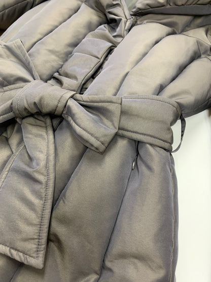 エムプルミエブラック D208-006 ダウンコート 34 チャコール ショールカラー IT0M6CGXZFY0