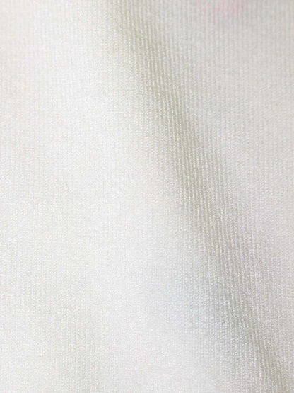 スーパービューティー カーディガン 42 ホワイト ニット  チェリー フラワー刺繍 ストーン付き ITSS3RFEINX4