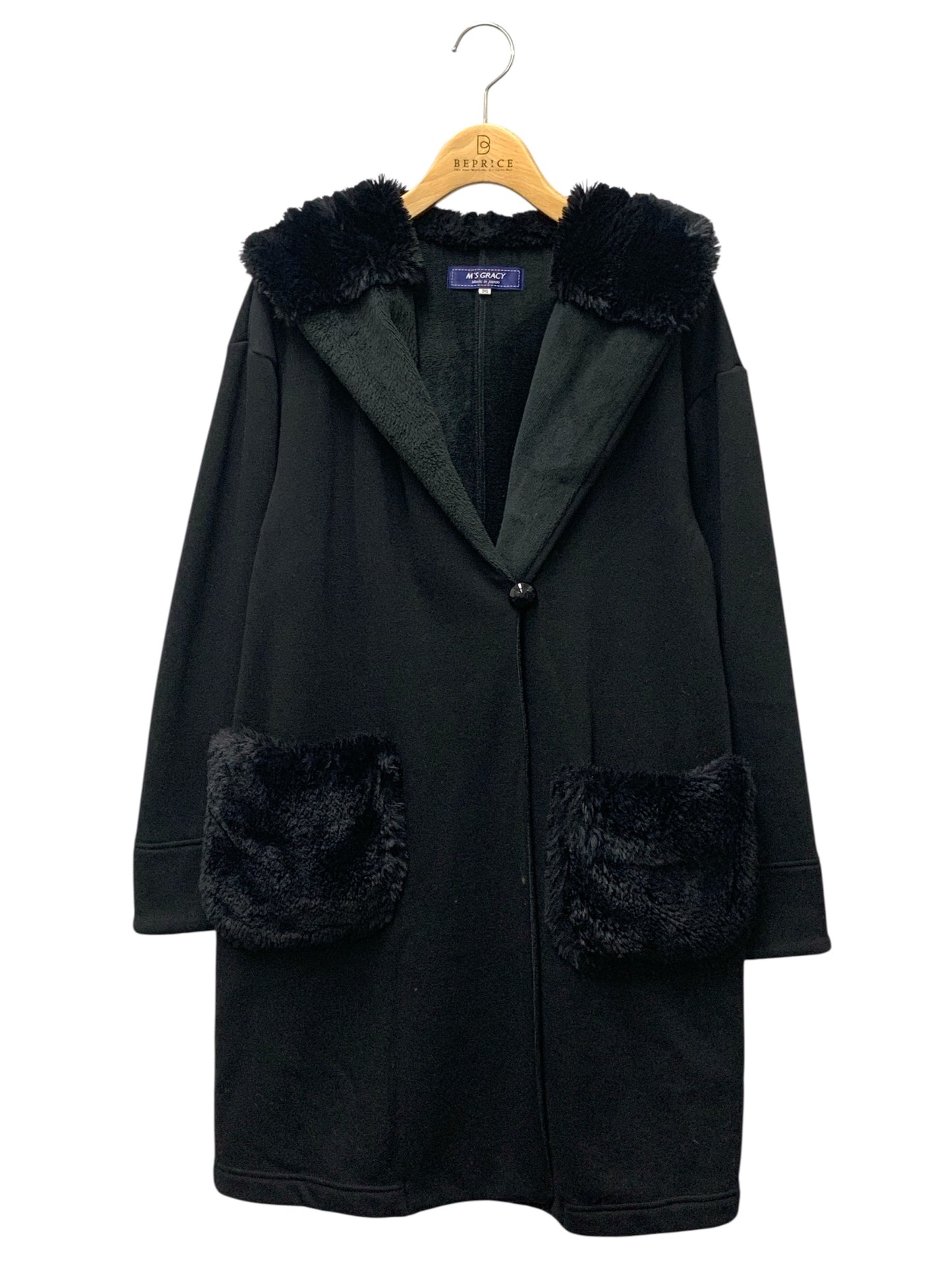 エムズグレイシー Bomber Heat Jacket 814519 ジャケット 36 ブラック ITTZVWIGBSE8