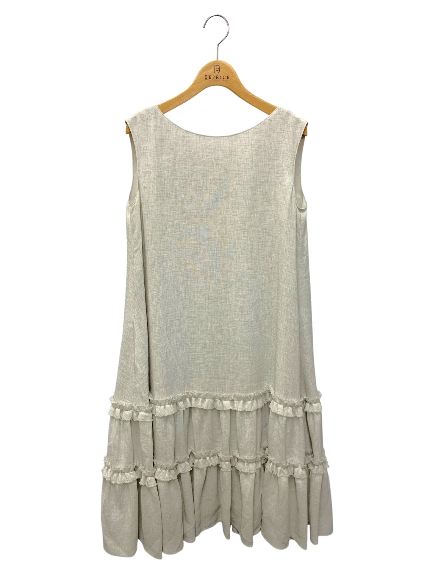 ルネ 5426950 ワンピース 36 グレー フリル フレア ITA7XT1NK97M