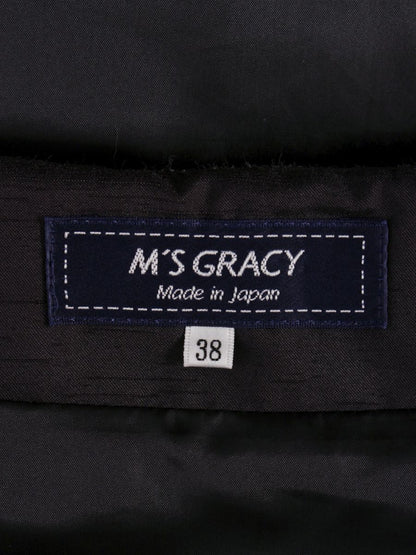 エムズグレイシー Skirt 417526 スカート 38 ピンク フラワーモチーフ ジャガード ITUX9MP40KVS 【SALE】