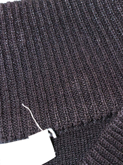 ルネ トップス 36 ブラック ニット スタッズ ITZFZEFO2FW4