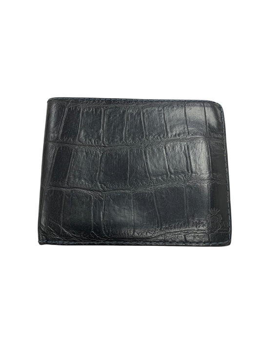 フェリージ 二つ折り財布 ブラック クロコ型押し ITP0NSCUPCEK