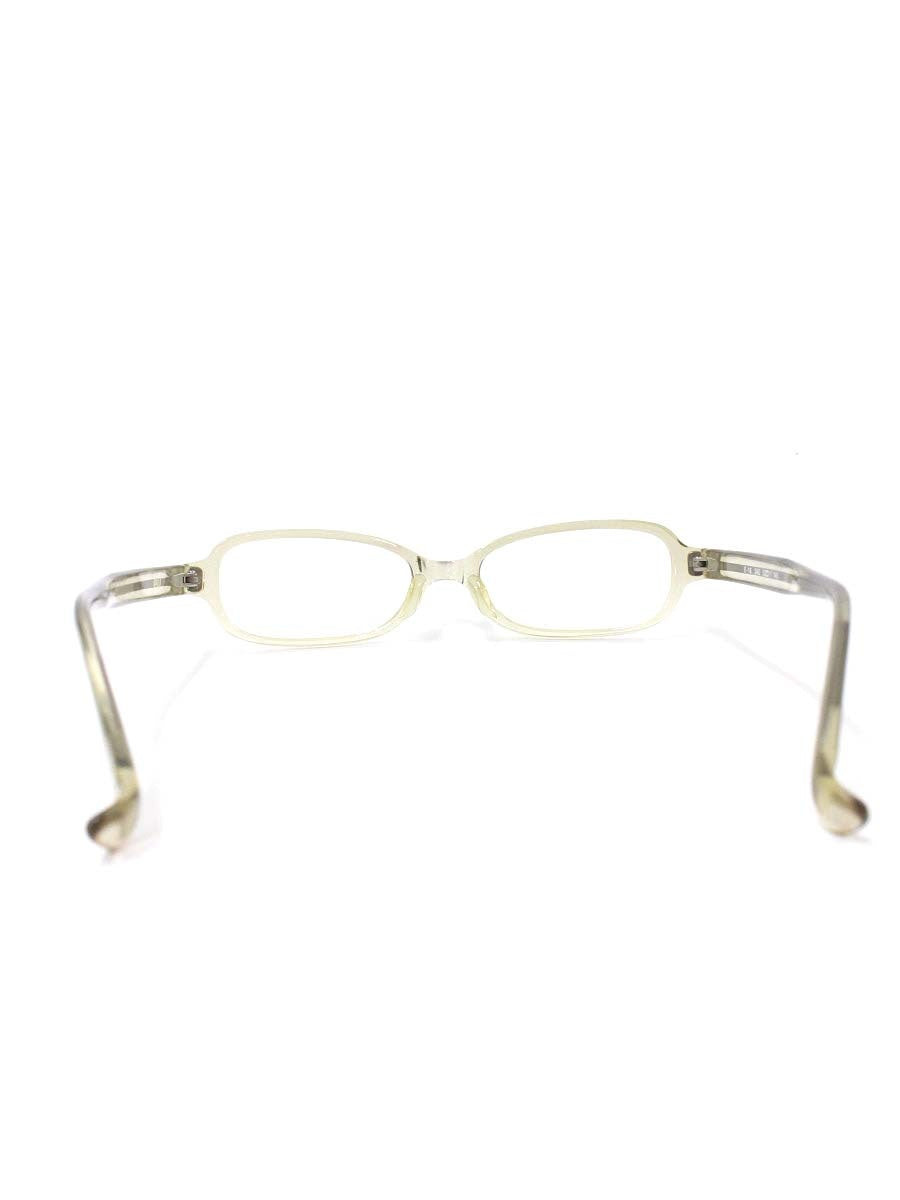 フォーナインズ E-16 メガネ カーキグリーン クリア フルリム スクエア ITSQ3BXQAN15