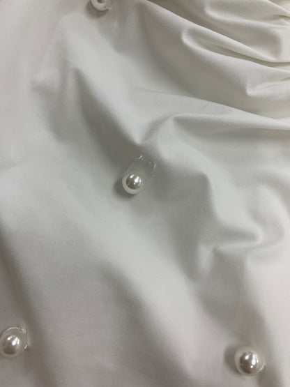 ルネ 5527031 プルオーバー 38 ホワイト パール ストレッチ ITDQX72ZGNGO