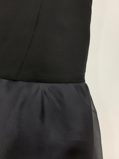 フォクシーブティック Dress 38540 ワンピース 38 ブラック シルク オーガンジーフリル IT49EXJ90Y8P