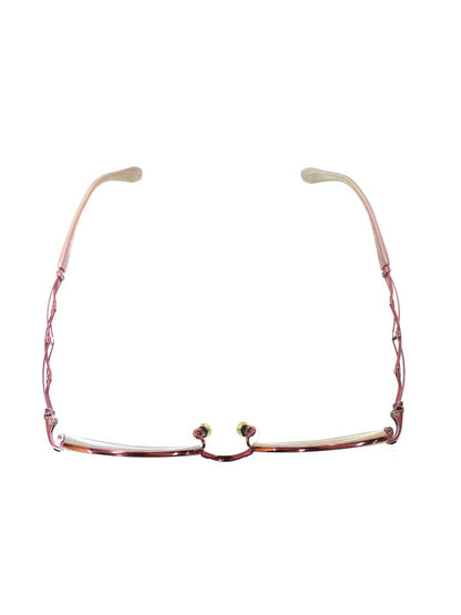 ラインアートシャルマン XL-1048-RO メガネ レッド チタンフレーム フルリム オーバル IT5B3QI7QZES