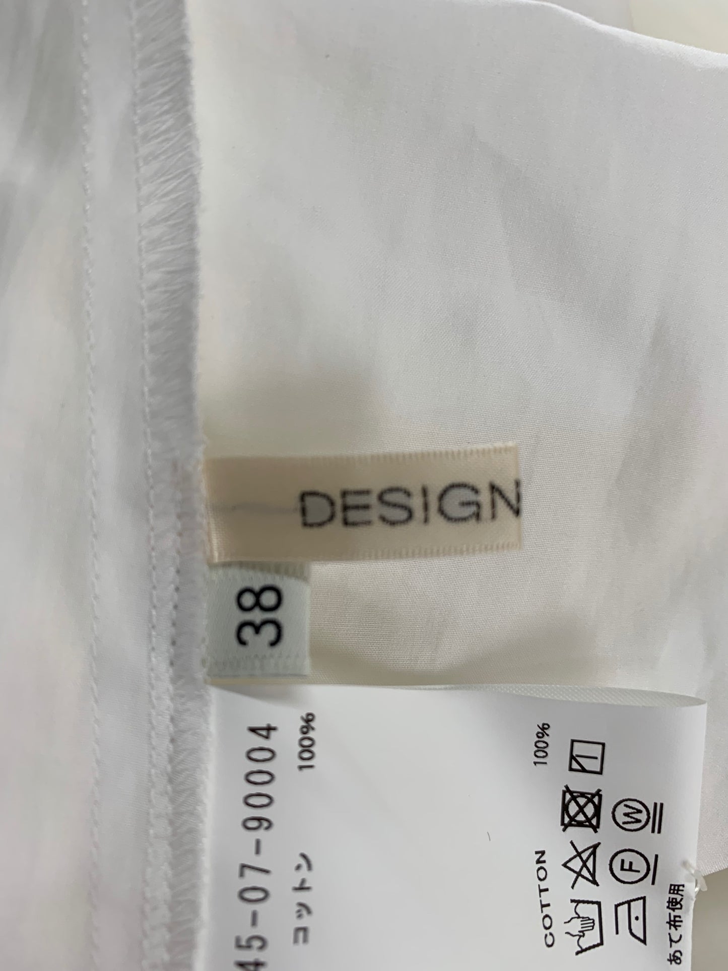 デザインワークス 袖タックシャツワンピース 3545-07-90004 38 ホワイト IT9VHH0PWFET