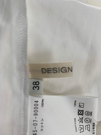 デザインワークス 袖タックシャツワンピース 3545-07-90004 38 ホワイト IT9VHH0PWFET