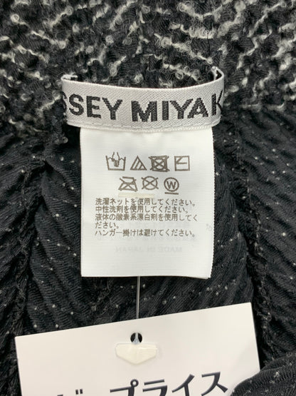 イッセイミヤケ IM43FF135 ワイドパンツ 2 ブラック ウール混 24AW ITNBHUHQDUAP