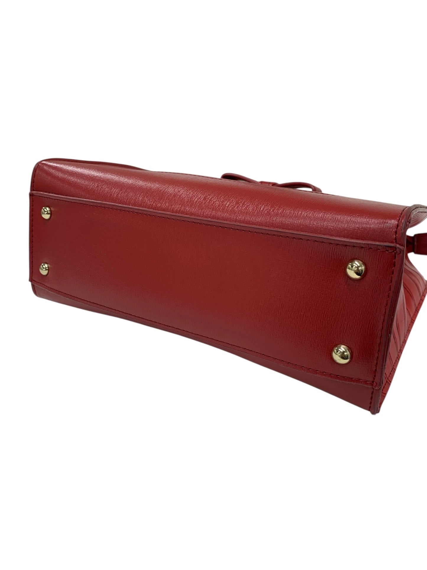 エムズグレイシー 774518 ハンドバッグ レッド リボン クロコ型押し IT0NOF0XLG2E