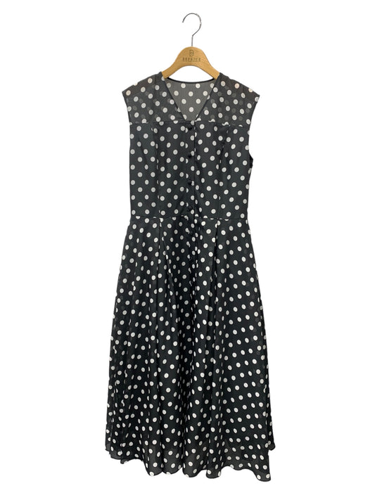 ルネ Polka-Dot Dress 5426120 ワンピース 38 ブラック ‘24SS ITT25WJVQT9K 【SALE】