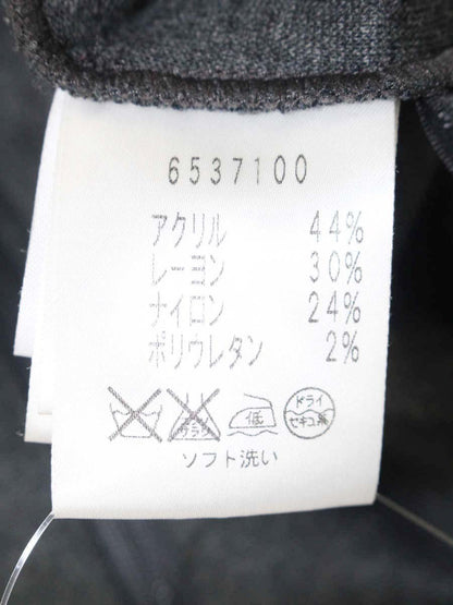 ルネ 6537100 ニットジャケット 36 グレー パール ダブルジップ ITNSIZUE1K0Q