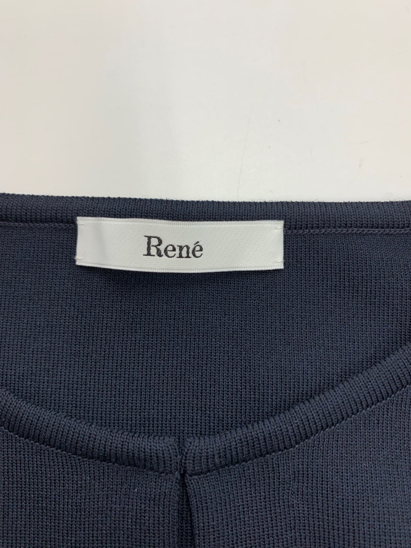 ルネ 6332260 ジャケット 36 ネイビー ニット バルーンスリーブ ITDEL2XI43I0