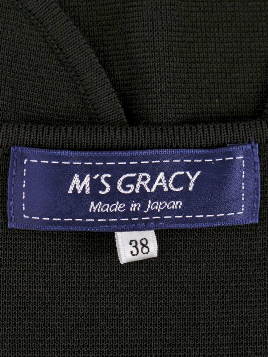 エムズグレイシー 018321 ボレロ 38 ブラック カーディガン 袖リボン IT8GH4XPF3BS