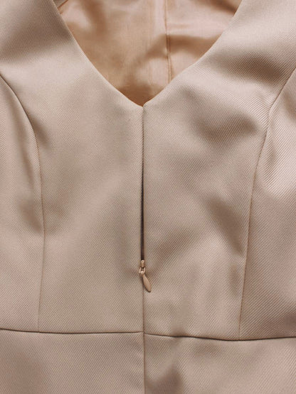 エムズグレイシー 411519 ワンピース 38 ピンク Ⅴネック ITXHJNI9IVZS