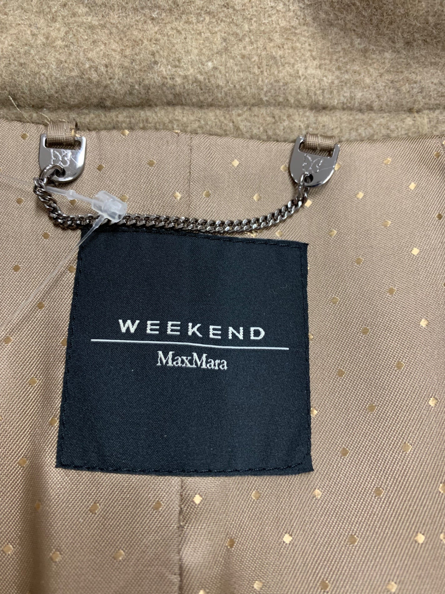 ウィークエンドマックスマーラ 50860443 コート 40 ベージュ スタンドカラー ITJMGLY5YALY