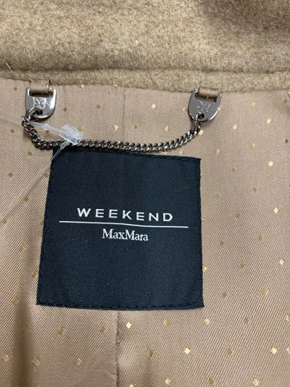 ウィークエンドマックスマーラ 50860443 コート 40 ベージュ スタンドカラー ITJMGLY5YALY