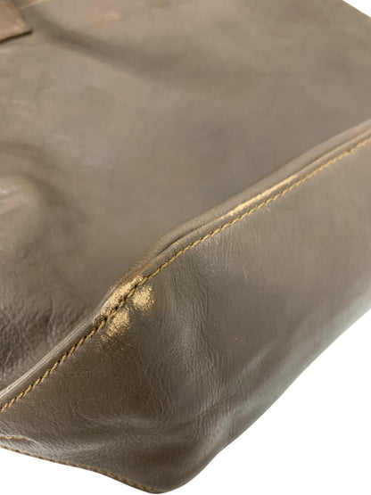 ゲンテン ハンドトート ブラウン レザー ゴールド金具 ITACQ08OQ291