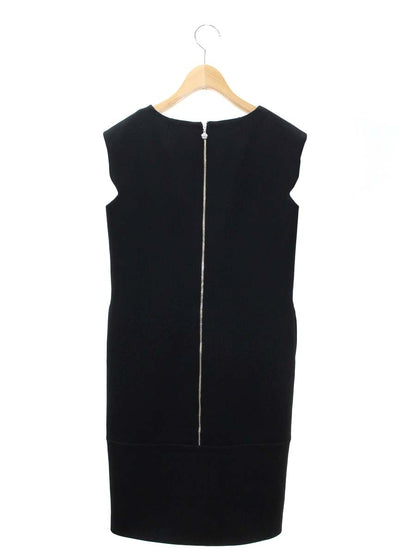 ルネ basic 5616180 ワンピース 34 ブラック カメリアバックジップ IT7L5HN746CK 【SALE】