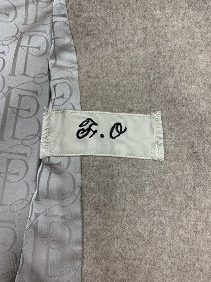 フォクシーブティック 44580 ジャケット 38 ブラウン セーブルファー ジップアップ カシミヤ 牛革 ITXS7B6SBNHE