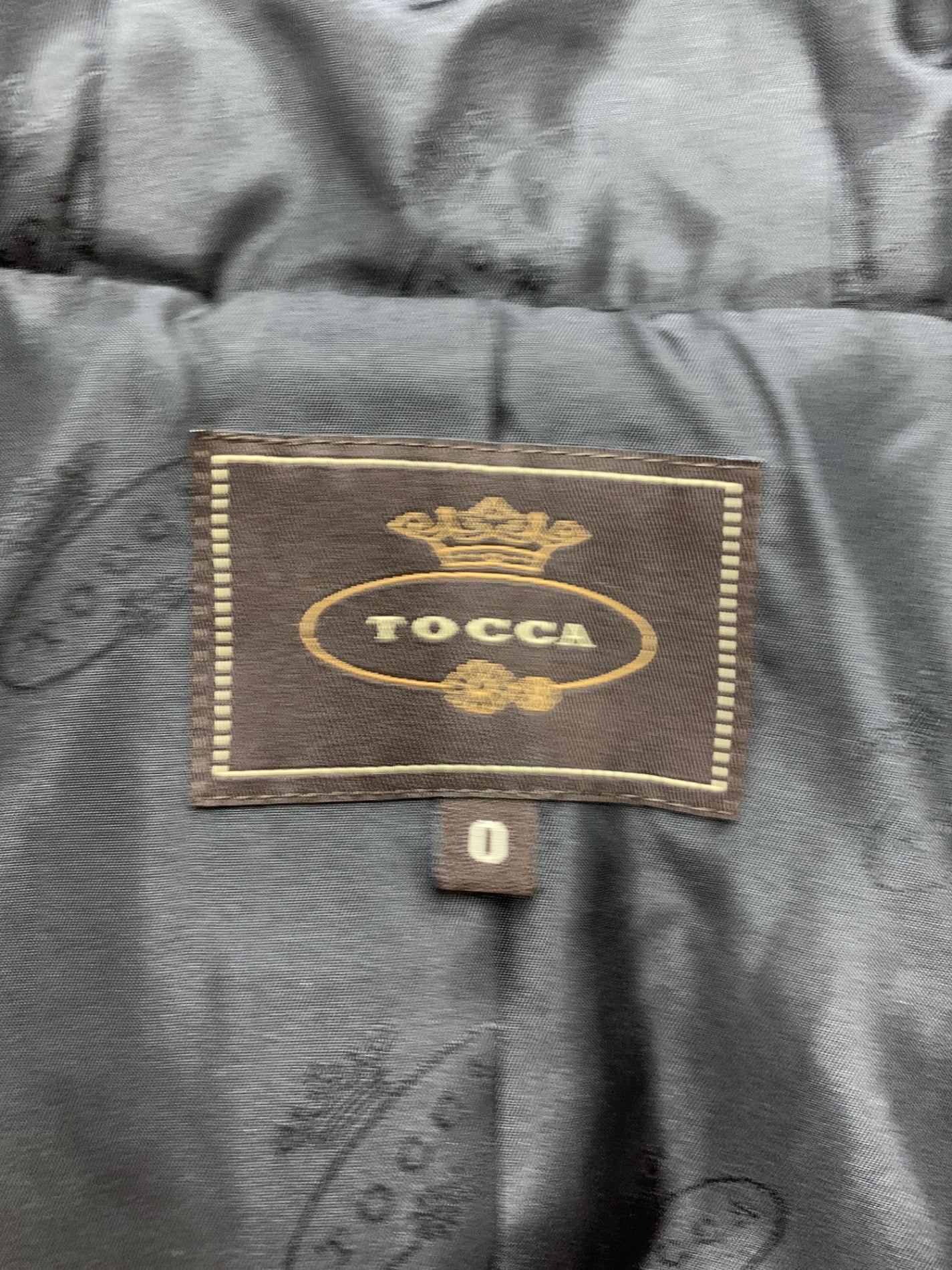 トッカ CMTOGW0310 コート 0 ブラック キルティング フェイクファー IT2JIB8RKWHS