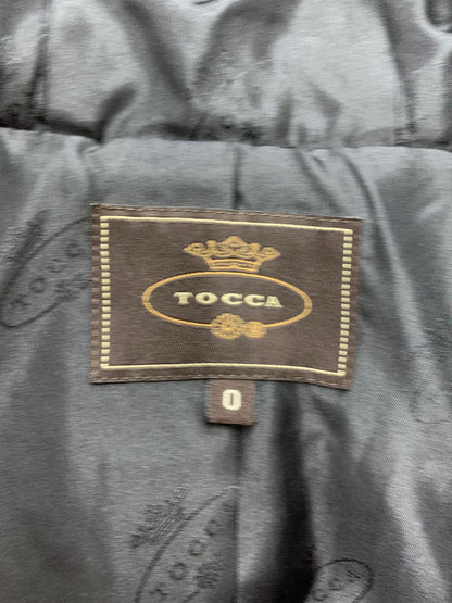 トッカ CMTOGW0310 コート 0 ブラック キルティング フェイクファー IT2JIB8RKWHS