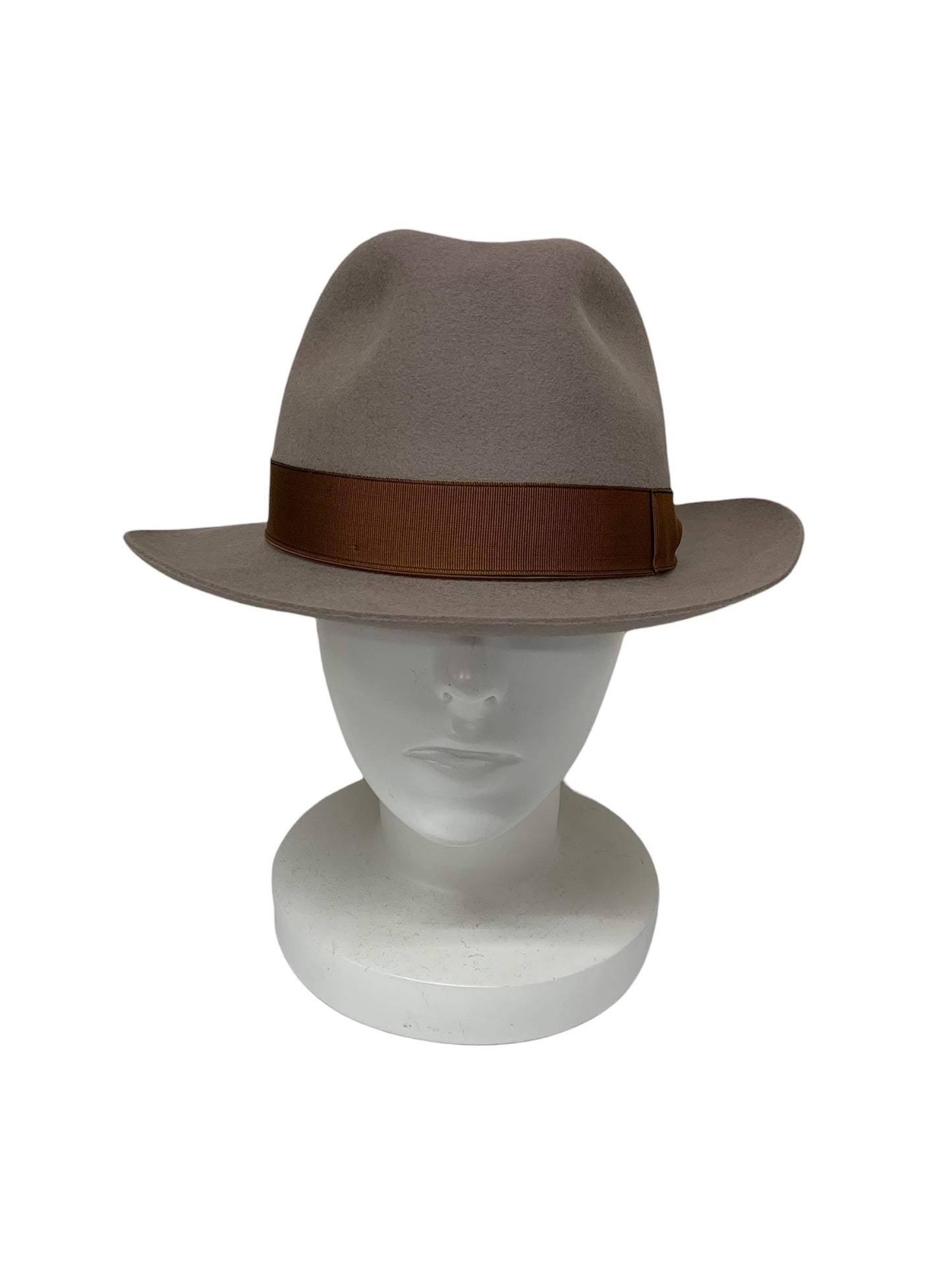 ボルサリーノ QUALITA SUPERIORE アネッロ ミディアムブリム 2321143360 ハット ベージュ クオリタ スーペリオーレ ラビットファー サイズ62 ITTHHWB7OE6K