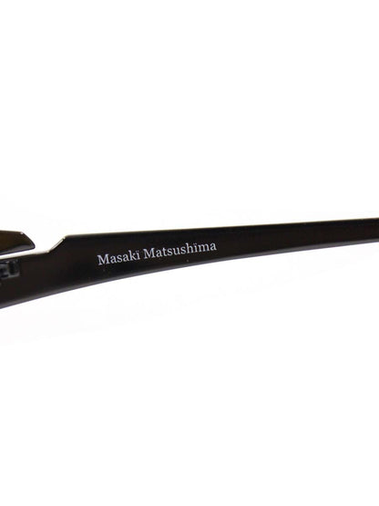 マサキマツシマ MF-1256 メガネ ガンメタル/シルバー/ブラック スクエア ハーフリム メタルフレーム ITRJYR1LN6TQ