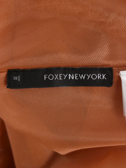 フォクシーニューヨーク 25183 ワンピース 38 オレンジ バルーン ITSTU8MMIDCG