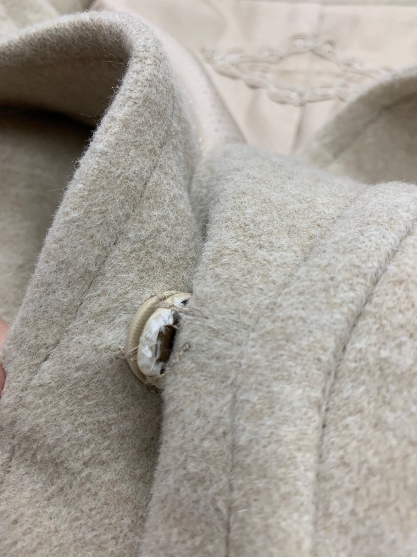 トゥービーシック UWE84-931-40 コート 40 ベージュ ウール ボタン ITIE9YHH7ULW