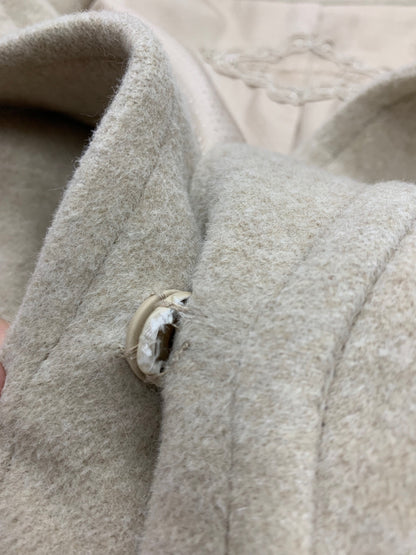 トゥービーシック UWE84-931-40 コート 40 ベージュ ウール ボタン ITIE9YHH7ULW