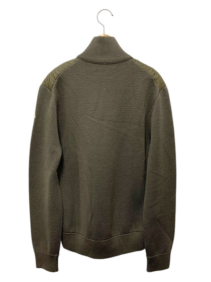 モンクレール CARDIGAN TRICOT F20919B50700 A9341 ダウンジャケット L カーキグリーン ニット ITEHK7J122PY