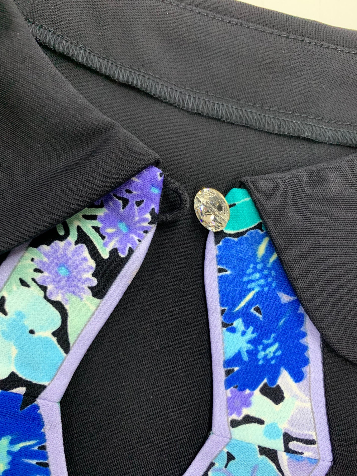 レオナールファッション 0140024 ワンピース 2 ネイビー ストーンボタン ITA43JCH7RUG