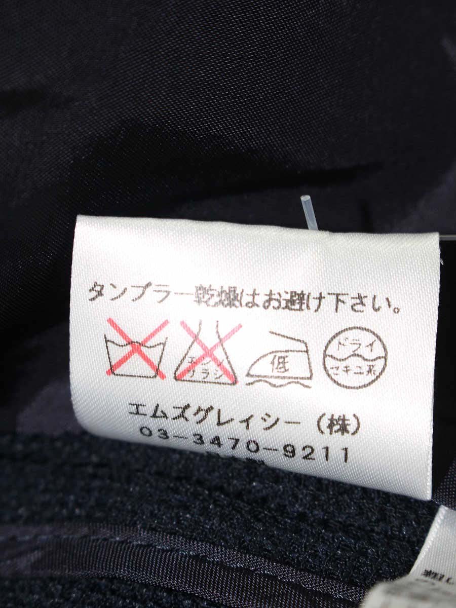 エムズグレイシー 624129 ジャケット 38 ネイビー テーラード ITZ0R3PTVPLW