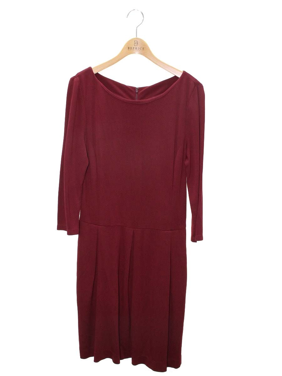 バナナリパブリック S/933562-01 ワンピース 2 ワインレッド IT65V7YKL2PK