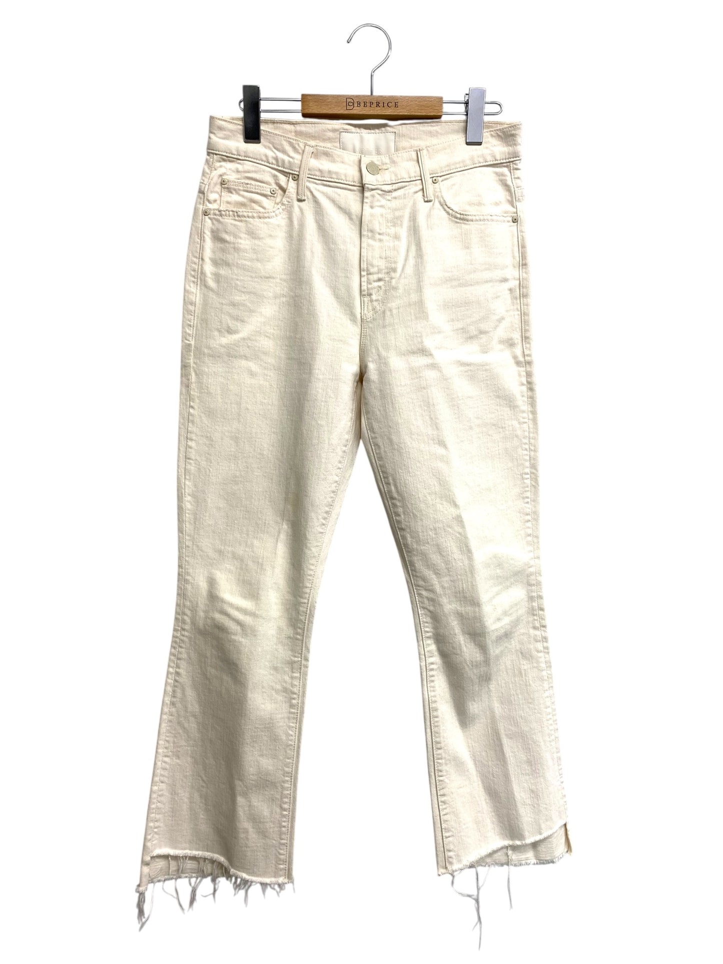 マザー NATURAL INSIDER CROP カットオフデニムパンツ 3110600466 27 アイボリー IT4803V6YUOS